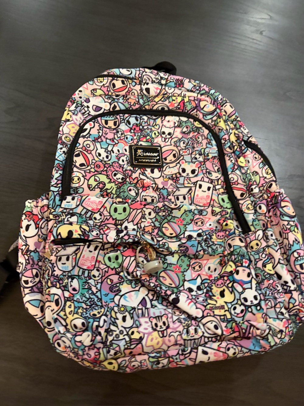 Tokidoki x JuJuBe Kawaii Carnival Backpack Pink Character Print